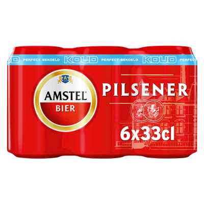Amstel Pilsener gekoeld 6x33 cl