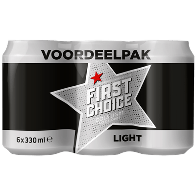 First Choice Cola Cola light 6x33 cl