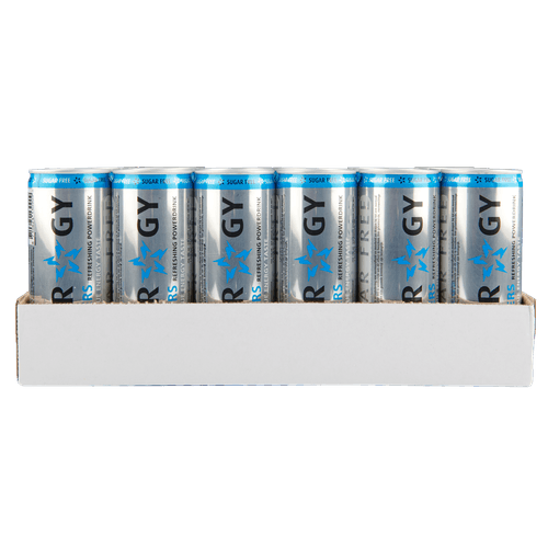 Foto van Slammers Energy drink sugar free 24x25 cl op witte achtergrond