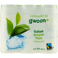 G'woon Ice tea groen 6x25 cl