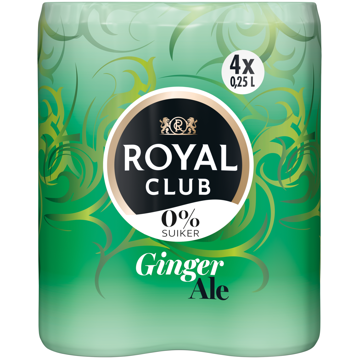 Royal Club Ginger ale 0 4x25 cl