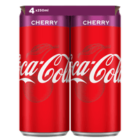 Coca-Cola Regular cherry 4x25 cl