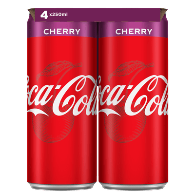 Coca-Cola Regular cherry 4x25 cl
