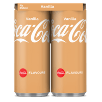 Coca-Cola Regular vanilla 4x25 cl