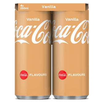 Coca-Cola Regular vanilla 4x25 cl