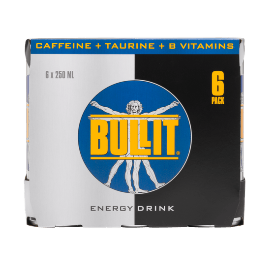 Foto van Bullit Energy drink 6x25 cl op witte achtergrond