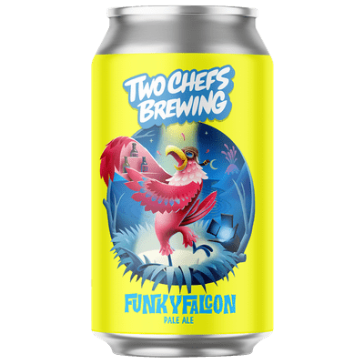 Two chefs brewing Funky falcon