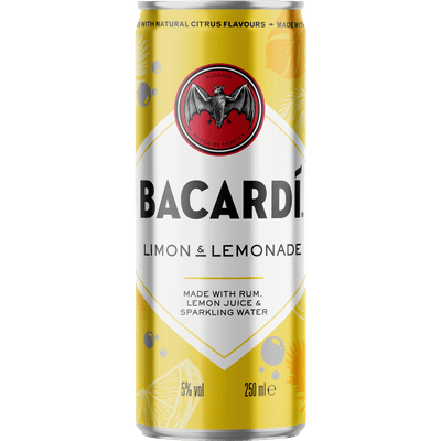 Bacardi Limon & lemonade