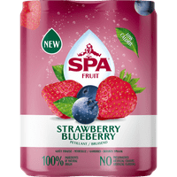 Spa Sparkling strawberry blueberry 4x25 cl