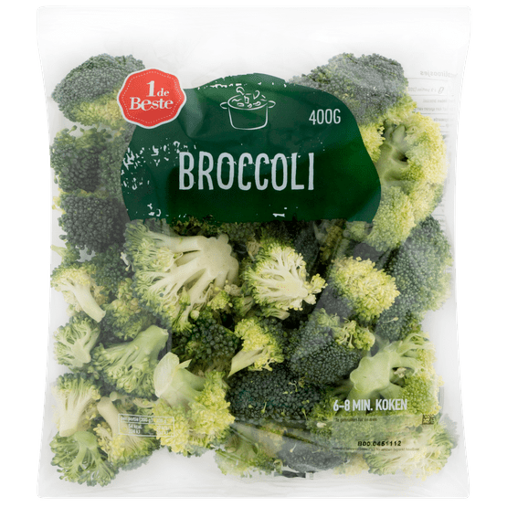Foto van 1 de Beste Broccoliroosjes op witte achtergrond