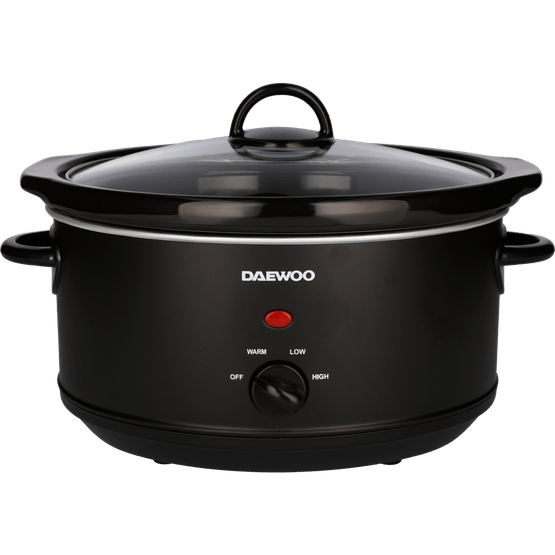 Foto van Daewoo slowcooker op witte achtergrond