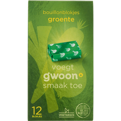 G'woon Bouillonblokjes groenten