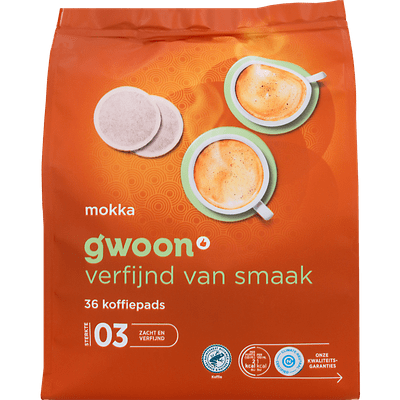 G'woon Koffiepads mokka