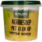 Soupy Kerriesoep met kip en ei vers
