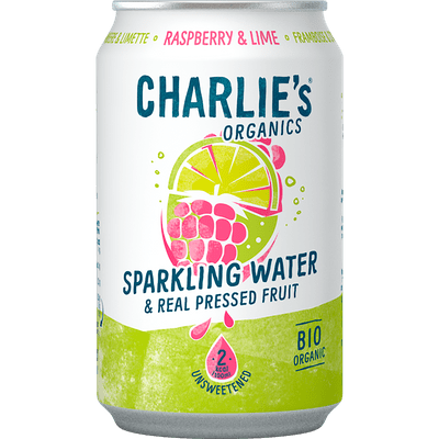 Charlies Sparkling water raspberry & lime