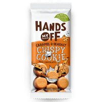 Hands Off My Chocolate Chocoladereep crispy cookie caramel sea salt