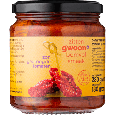 G'woon Zongedroogde tomaten