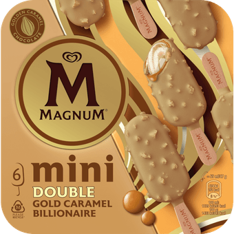 Ola Magnum mini double gold caramel billionair