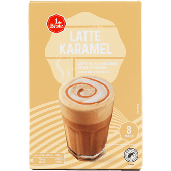 1 de Beste Oploskoffie latte karamel