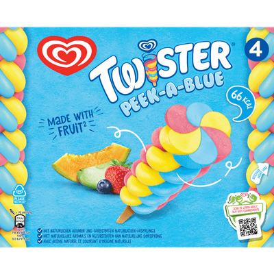 Ola Twister peek-a-blue 4 stuks