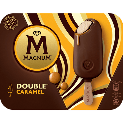 Ola Magnum dubbel caramel 4 stuks