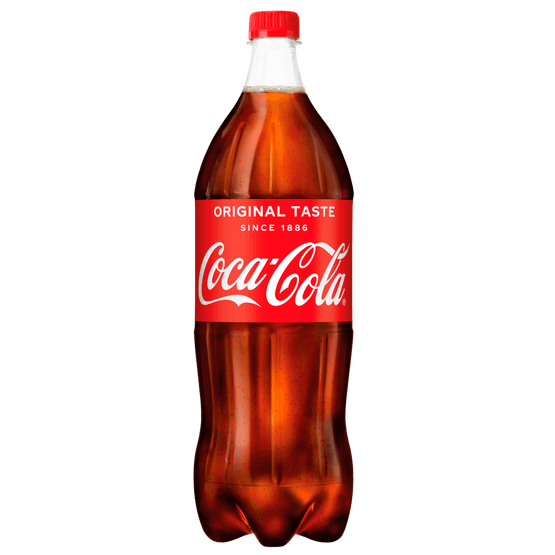 Foto van Coca-Cola Regular op witte achtergrond