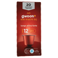 G'woon Koffiecapsules lungo extra forte