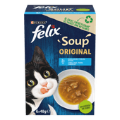 Felix Kattensoep vis selectie 6 stuks