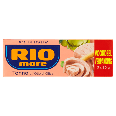 Rio Mare Tonijn in olijfolie 3 stuks