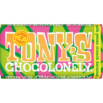 Tony's Chocolonely Chocolonely melk pecan crunch karamel