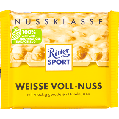 Ritter Sport Chocoladereep wit-hazelnoot
