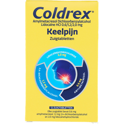 Hot Coldrex Zuigtabletten keelpijn