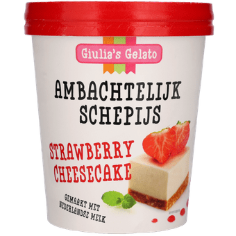 GIULIA'S GELATO Strawberry cheesecake ijs 