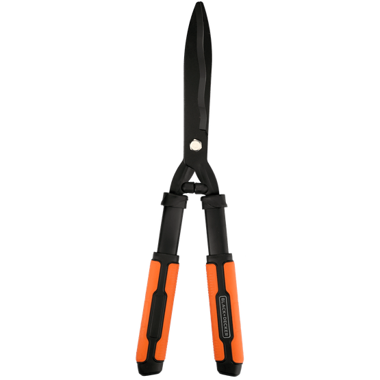 Foto van Black+Decker heggenschaar op witte achtergrond