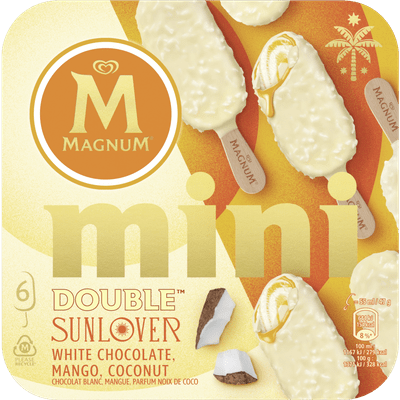 Ola Magnum double sunlover mango 6 st.