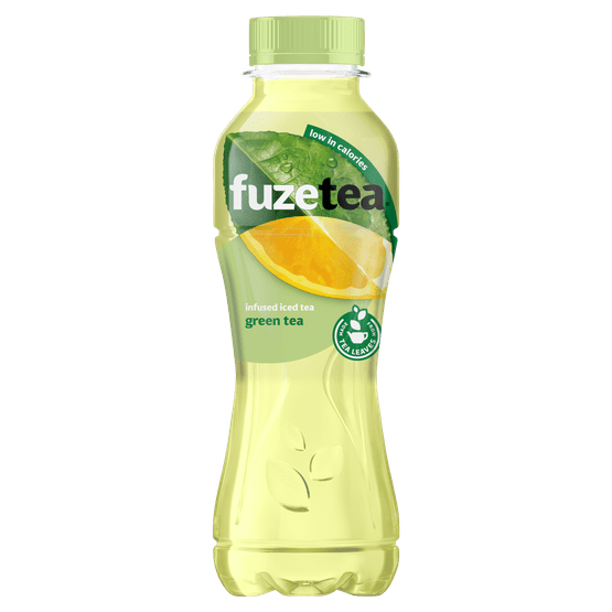 Foto van Fuze tea Green op witte achtergrond