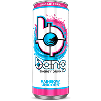 BANG Energy drink rainbow unicorn