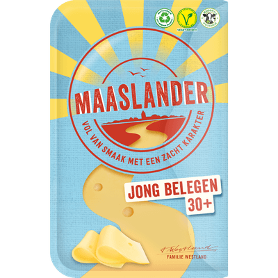 Maaslander 30+ jong belegen kaas plakken