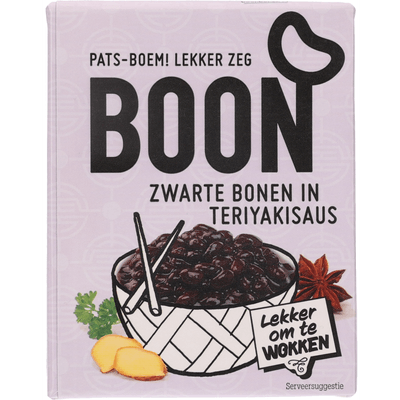 Boon Zwarte bonen in teriyaki saus