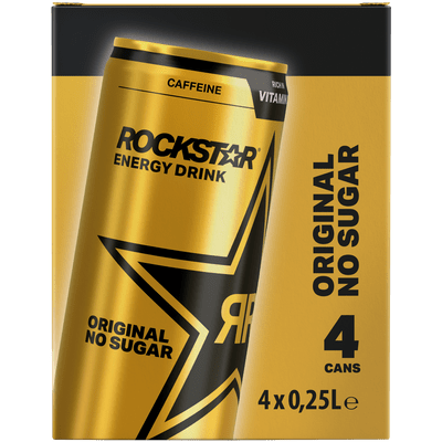Rockstar Energy drink sugar free 4x25 cl