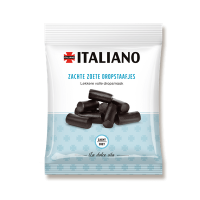 Italiano Dropstaafjes zacht zoet