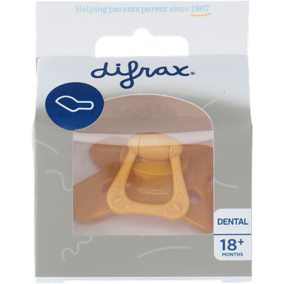 Difrax Fopspeen dental met ring 18+ maanden