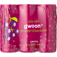 G'woon Cassis 6x25 cl