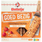Bolletje Goed bezig stevige reep rood fruit 9 stuks