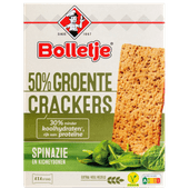 Bolletje Groentecrackers spinazie 4x4 st