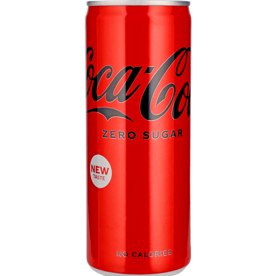 Foto van Coca-Cola Zero op witte achtergrond