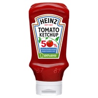 Heinz Tomatenketchup 50% minder suikers & zout