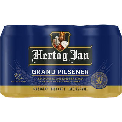 Hertog Jan Grand pilsener 6x33 cl