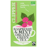 Clipper Raspberry & mint organic green tea
