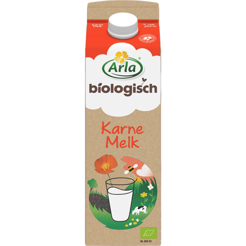 Foto van Arla Biologisch karnemelk op witte achtergrond